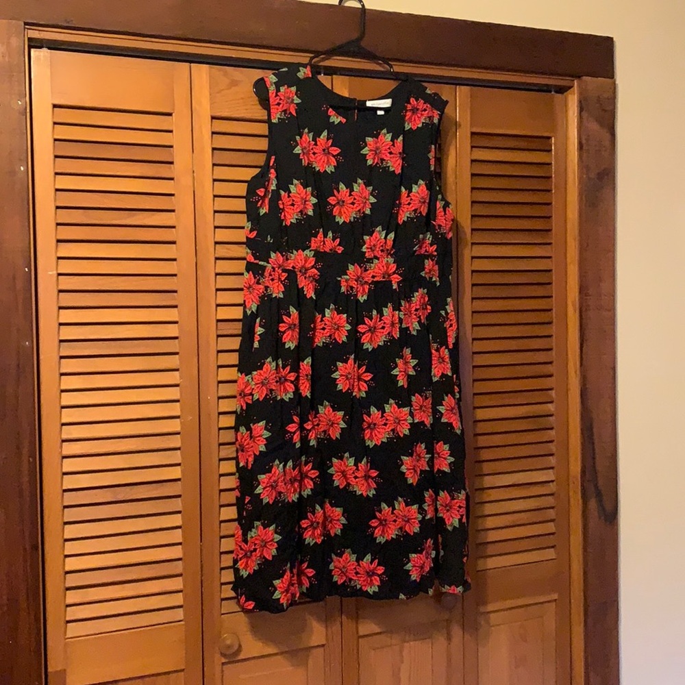 Poinsettia Christmas Dress
